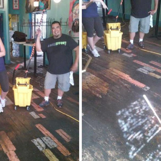 Cleaning project by Avalanche Cleaning and Janitorial